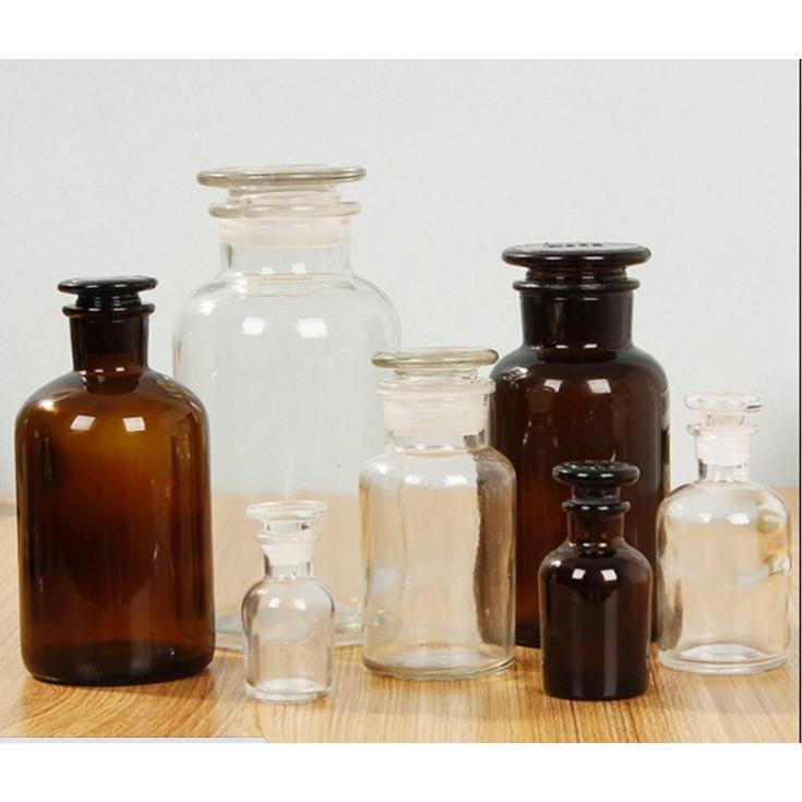 DIDIER メディシンボトル 1000ml クリア 広口 アンティーク 試薬瓶 グラスボトル ディプレイ 花瓶 Φ10cm×高さ21cm