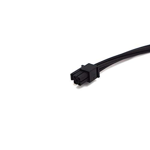 ATXミニ4ピンから2Xライトアングル15ピンSATAハードドライブHDD電源アダプターケーブル(Mini 4 Pin to 2X SATA)1|cheerfulshop01|02
