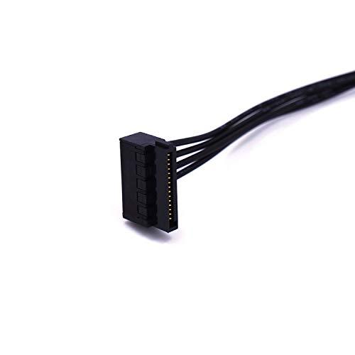 ATXミニ4ピンから2Xライトアングル15ピンSATAハードドライブHDD電源アダプターケーブル(Mini 4 Pin to 2X SATA)1|cheerfulshop01|03