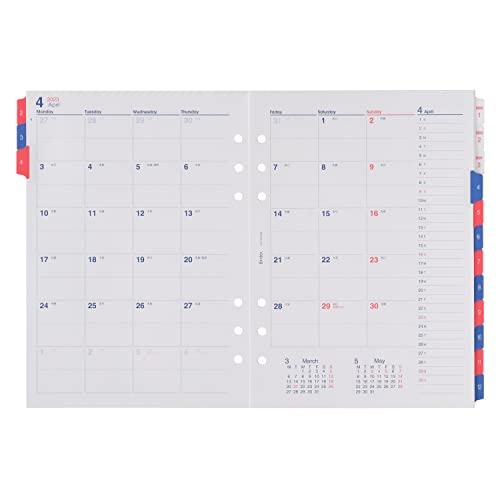 日本能率協会マネジメントセンター 能率 バインデックス 手帳 リフィル 23年 A5 マンスリー カレンダータイプ インデックス付 A5 0 Chb59f97b18e Cheerfulshop 通販 Yahoo ショッピング