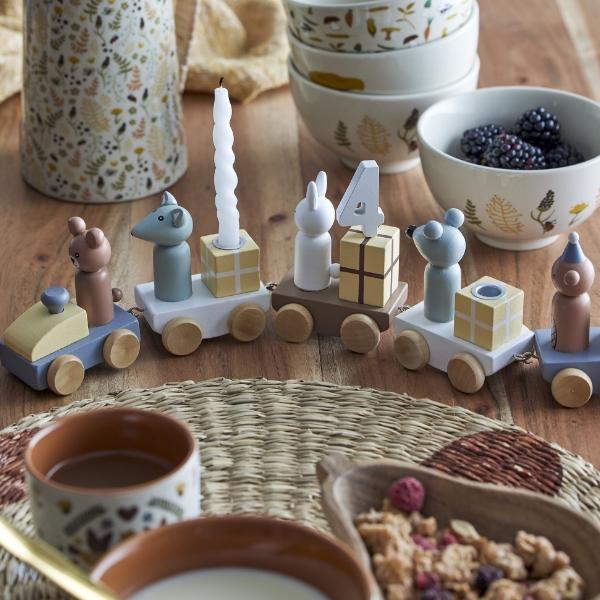 バースデー デコレーション | Bloomingville MINI  ブルーミングヴィル キャンドルホルダー | ミニ 木製 誕生日 記念日 飾り付け キッズルーム インテリア |  | 05