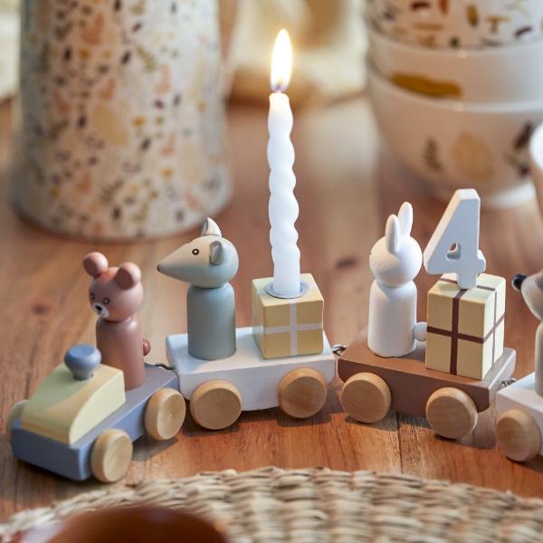 バースデー デコレーション | Bloomingville MINI  ブルーミングヴィル キャンドルホルダー | ミニ 木製 誕生日 記念日 飾り付け キッズルーム インテリア |  | 06