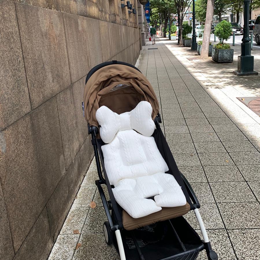 ベビーカーシート | mela-Bメラビー プレミアムライン | オールシーズン 男の子 女の子 3ヵ月〜3歳新生児 BabyLiner おしゃれ ベビーカークッション |  | 52