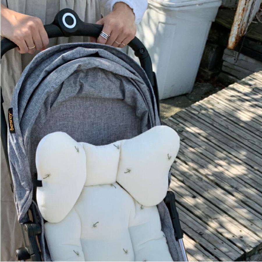 ベビーカーシート | mela-Bメラビー プレミアムライン | オールシーズン 男の子 女の子 3ヵ月〜3歳新生児 BabyLiner おしゃれ ベビーカークッション |  | 44