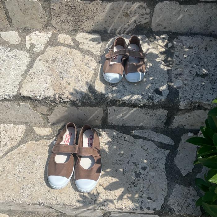 ベルクロ ワンストラップ シューズ 12.5cm-21cm | cienta シエンタ【日本正規品】|  靴 キャンバス スニーカー ベビー キッズ | Cienta | 22