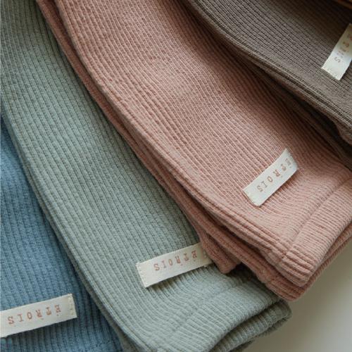 リブ レギンス | etrois エトロワ | 韓国製 ベビー キッズ 韓国子供服 くすみカラー 10分丈 お揃い 赤ちゃん 男の子 女の子 春秋冬 1歳 2歳 3歳 4歳 5歳 |  | 22