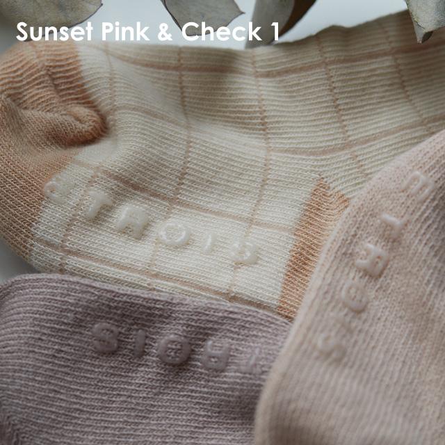 靴下 ソックス | etrois エトロワ 3pack socks 3枚セット | クルー丈 キッズ ベビー 新生児 男の子 女の子 2歳−4歳 保育園 入園準備 チェック ストライプ |  | 11