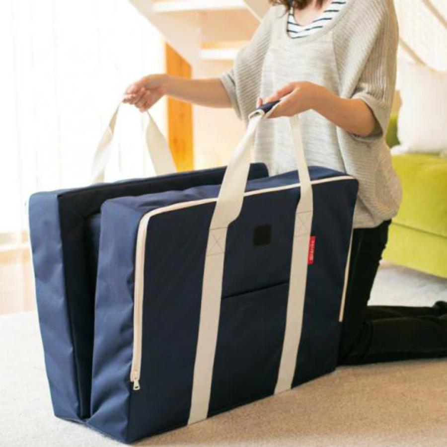 ベビーベッド 折りたたみ 持ち運び  | 【公式販売店】farska ファルスカ コンパクトベッドライト | 添い寝 グレー/ネイビー グランドール 里帰り 出産準備 | farska | 19