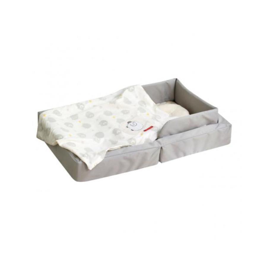 ベビーベッド 折りたたみ 持ち運び  | 【公式販売店】farska ファルスカ コンパクトベッドライト | 添い寝 グレー/ネイビー グランドール 里帰り 出産準備 | farska | 01