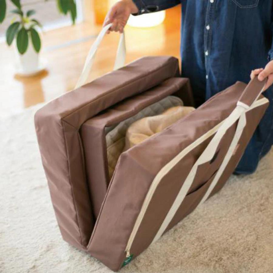 ベビーベッド 折りたたみ 持ち運び  | 【公式販売店】farska ファルスカ コンパクトベッドフィット [オーガニック] モカ | 添い寝 持ち運び 里帰り 出産準備 | farska | 17