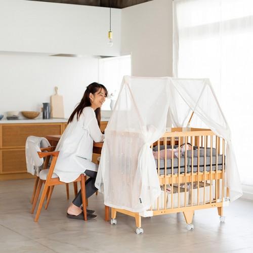 ベビーベッド キャノピー | 【公式販売店】farska ファルスカ クリエイティブコットオプション | グランドール  キッズベンチ ベビーベッド 天蓋 | farska | 01