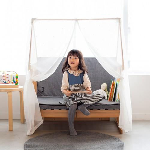ベビーベッド キャノピー | 【公式販売店】farska ファルスカ クリエイティブコットオプション | グランドール  キッズベンチ ベビーベッド 天蓋 | farska | 03