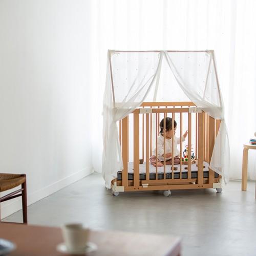 ベビーベッド キャノピー | 【公式販売店】farska ファルスカ クリエイティブコットオプション | グランドール  キッズベンチ ベビーベッド 天蓋 | farska | 04