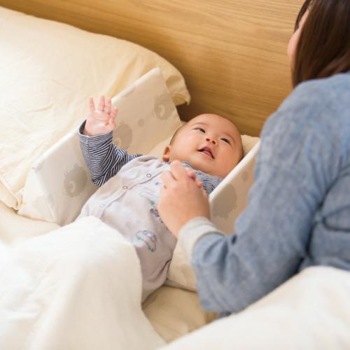 ベビーベッド 添い寝 |【公式販売店】farska ファルスカ ベッドインベッド エイド | 寝返り防止 シープ&ホルン/エレファント&バナナ グランドール | farska | 06