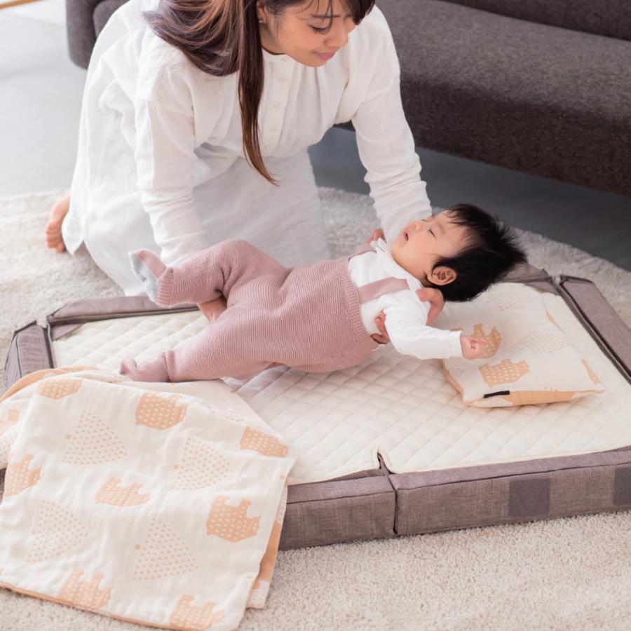 ベビーベッド 折りたたみ 持ち運び |【公式販売店】farska ファルスカ コンパクトベッドフリー | 9点セットミニベッド 出産準備 拡張型 | farska | 04