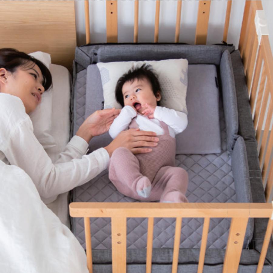 ベビーベッド 折りたたみ 持ち運び |【公式販売店】farska ファルスカ コンパクトベッドフリー | 9点セットミニベッド 出産準備 拡張型 | farska | 05