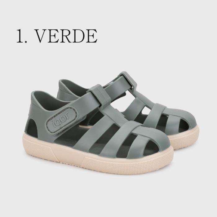 【26SS新作】サンダル | igor イゴール 【正規輸入品】ベビー キッズ サンダル スペイン Bay ベイ ベルクロ マジックテープ | igor | 01