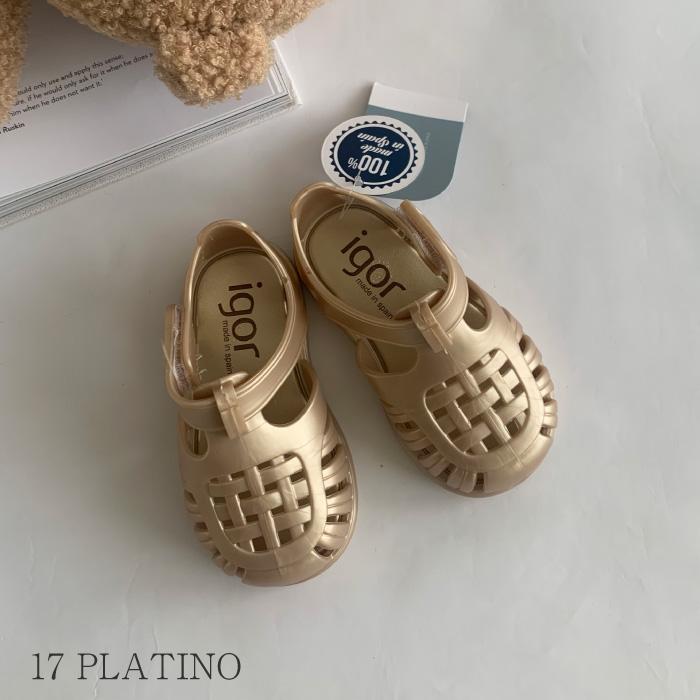 サンダル | igor イゴール 【正規輸入品】ベビー キッズ サンダル スペイン TOBBY VELCRO SOLID トビー ベルクロ ソリッド ベルクロ マジックテープ | igor | 16