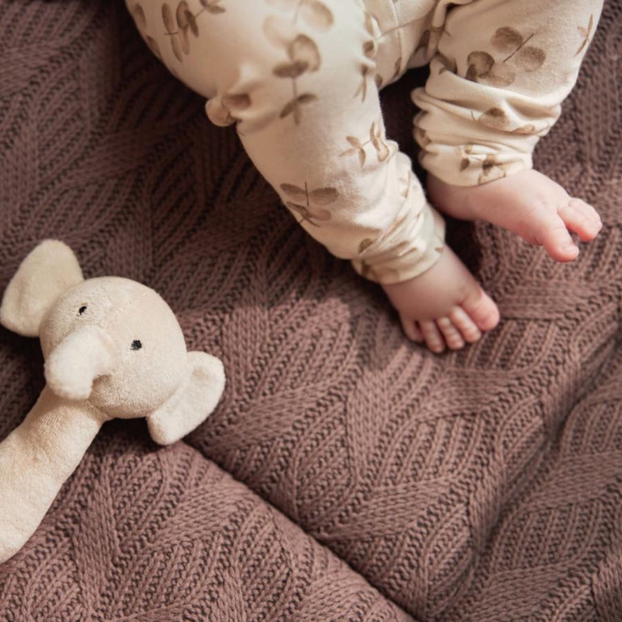 プレイマット | Jollein ヨレイン playmat 75×95cm | 北欧デザイン お昼寝マット ベビーマット 折りたたみ ニット ボア 赤ちゃん 出産祝い ウォッシャブル |  | 10