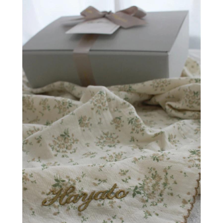 おくるみ | mela-B メラビー コットンダブルガーゼスワドル 100×100cm  | ガーゼ 2枚セット ブランケット コットン100％ 綿 花柄 出産祝い 出産準備 お昼寝 |  | 16