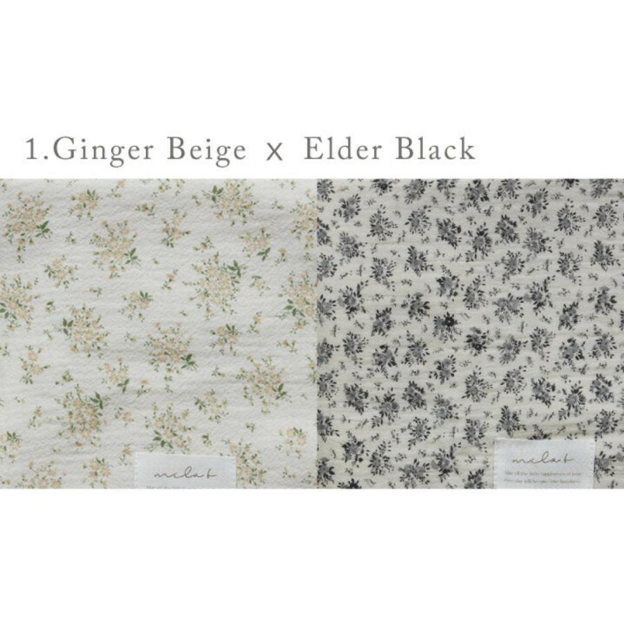 おくるみ | mela-B メラビー コットンダブルガーゼスワドル 100×100cm  | ガーゼ 2枚セット ブランケット コットン100％ 綿 花柄 出産祝い 出産準備 お昼寝 |  | 01