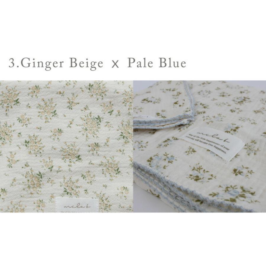 おくるみ | mela-B メラビー コットンダブルガーゼスワドル 100×100cm  | ガーゼ 2枚セット ブランケット コットン100％ 綿 花柄 出産祝い 出産準備 お昼寝 |  | 03