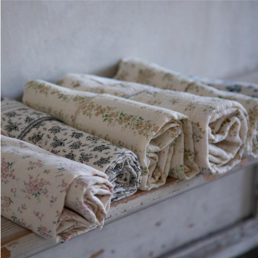 おくるみ | mela-B メラビー コットンダブルガーゼスワドル 100×100cm  | ガーゼ 2枚セット ブランケット コットン100％ 綿 花柄 出産祝い 出産準備 お昼寝 |  | 13