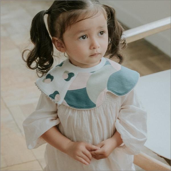 ビブ スタイ | MARLMARL マールマール グリッド grid | 名入れ刺繍 出産祝い 男の子  女の子 360度 セーラー 結婚式 おしゃれ よだれかけ | MARLMARL | 13