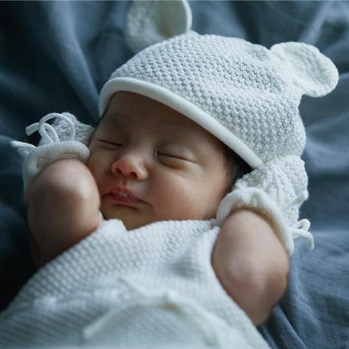 ギフトセット |  MARLMARL マールマール MOY newborn box | 名入れ刺繍 オーガニック 男の子 女の子 ロンパース 帽子 ミトン ブーティ 4点セット 出産祝い | MARLMARL | 16