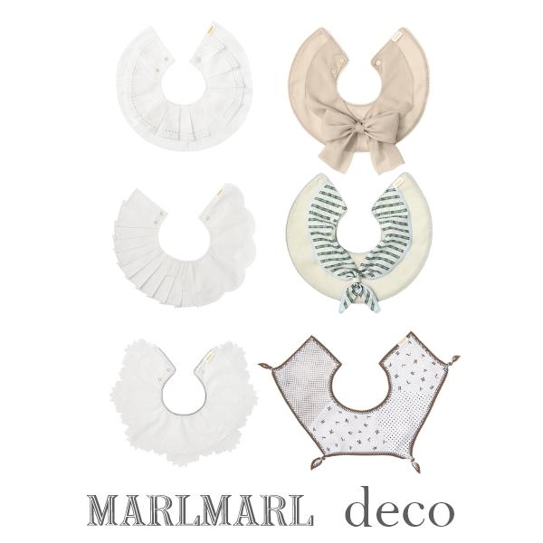 ビブ スタイ | MARLMARL マールマール Deco デコ | 名入れ刺繍 出産祝い 男の子 女の子 新生児 赤ちゃん ベビー 360度 セーラー 結婚式 おしゃれ よだれかけ | MARLMARL | 07