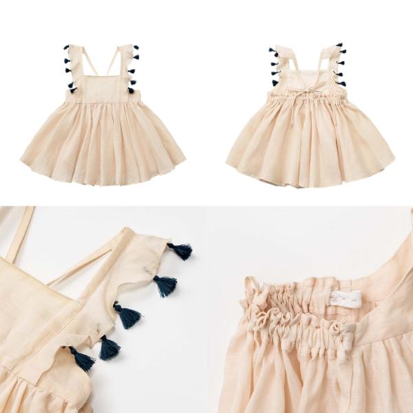 MARLMARLマールマールロワジールサンドレス100cm~120㎝　未使用新品 MARLMARL サンドレス | マールマール loisir sun dress ロジワールサン
