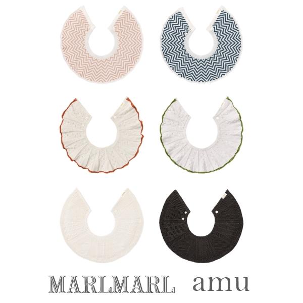 ビブ スタイ | MARLMARL マールマール amu アム | 名入れ刺繍 出産祝い 男の子 女の子 新生児 赤ちゃん ベビー 360度 セーラー 結婚式 おしゃれ よだれかけ | MARLMARL | 08