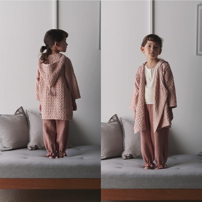 バスローブ | MARLMARL マールマール hooded bathrobe  | 名入れ刺繍 フード付きワッフルタオル おくるみ バスタオル ポンチョ お風呂 出産祝い | MARLMARL | 10