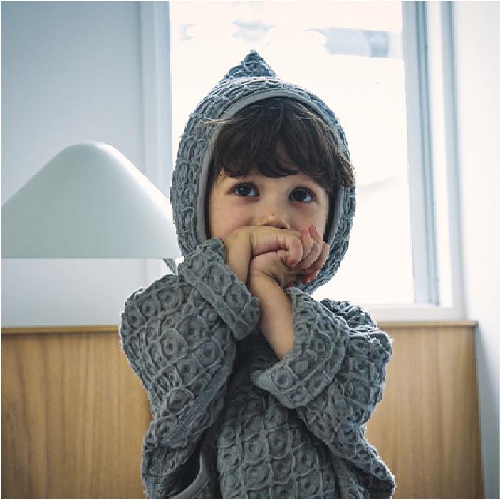 バスローブ | MARLMARL マールマール hooded bathrobe  | 名入れ刺繍 フード付きワッフルタオル おくるみ バスタオル ポンチョ お風呂 出産祝い | MARLMARL | 15