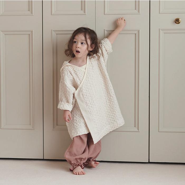 バスローブ | MARLMARL マールマール hooded bathrobe  | 名入れ刺繍 フード付きワッフルタオル おくるみ バスタオル ポンチョ お風呂 出産祝い | MARLMARL | 05