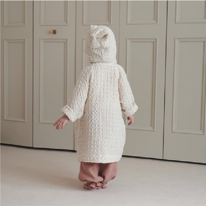 バスローブ | MARLMARL マールマール hooded bathrobe  | 名入れ刺繍 フード付きワッフルタオル おくるみ バスタオル ポンチョ お風呂 出産祝い | MARLMARL | 06