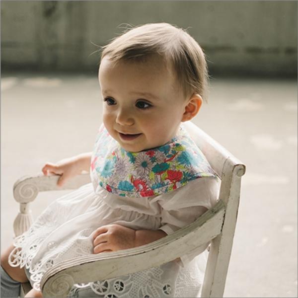 ビブ スタイ | MARLMARL マールマール [macaron/botanique3枚セット] ギフトボックス | 名入れ刺繍 出産祝い 男の子 女の子 赤ちゃん 360度 | MARLMARL | 17