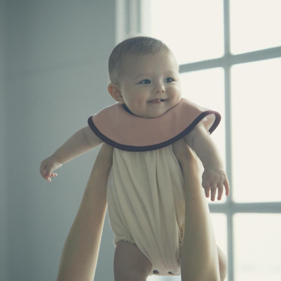 ビブ スタイ | MARLMARL マールマール [macaron/botanique3枚セット] ギフトボックス | 名入れ刺繍 出産祝い 男の子 女の子 赤ちゃん 360度 | MARLMARL | 06