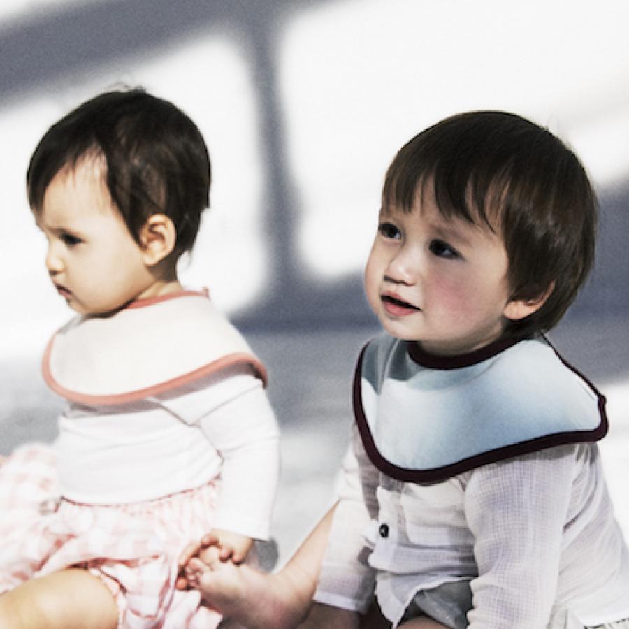 ビブ スタイ | MARLMARL マールマール [macaron/botanique3枚セット] ギフトボックス | 名入れ刺繍 出産祝い 男の子 女の子 赤ちゃん 360度 | MARLMARL | 13