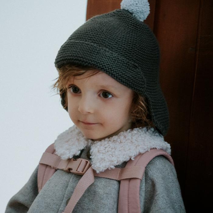 ニット帽 | MARLMARL マールマール watch cap ワッチキャップ | 帽子 ポンポン 耳あて 防寒 ベビー キッズ 防寒 出産祝い 男の子 女の子 旅行 2歳 3歳 4歳 5歳 | MARLMARL | 11