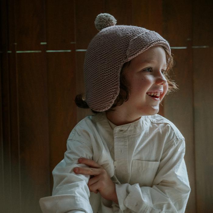 ニット帽 | MARLMARL マールマール watch cap ワッチキャップ | 帽子 ポンポン 耳あて 防寒 ベビー キッズ 防寒 出産祝い 男の子 女の子 旅行 2歳 3歳 4歳 5歳 | MARLMARL | 12