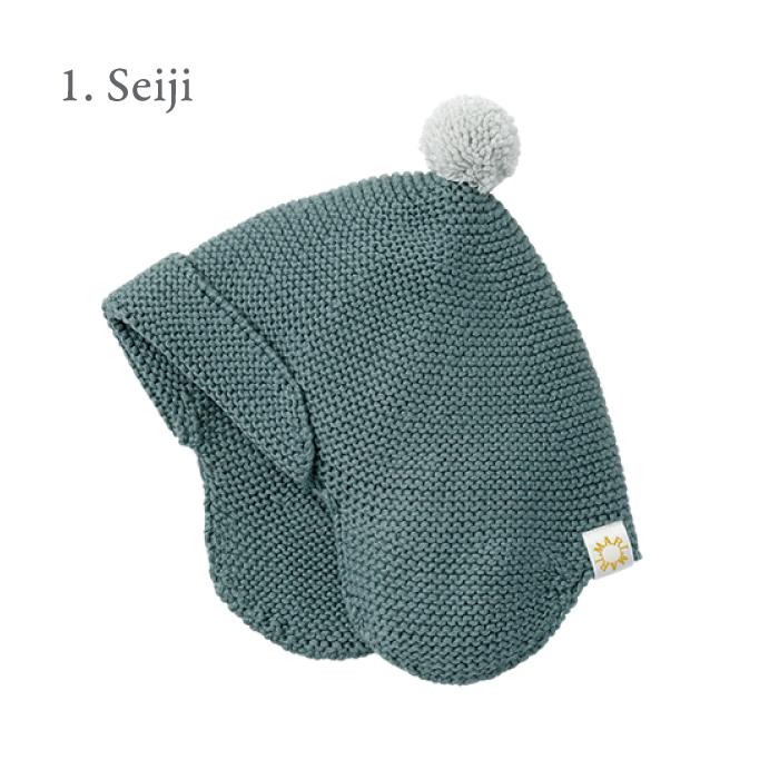 ニット帽 | MARLMARL マールマール watch cap ワッチキャップ | 帽子 ポンポン 耳あて 防寒 ベビー キッズ 防寒 出産祝い 男の子 女の子 旅行 2歳 3歳 4歳 5歳 | MARLMARL | 01