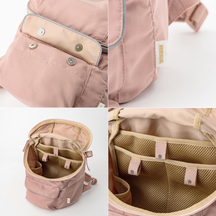スクールグッズ | MARLMARL マールマール daypack デイパック | リュックサック リュック 撥水 反射板 ハーネス付き 外遊び 赤ちゃん リュック 名入れ刺繍 | MARLMARL | 08