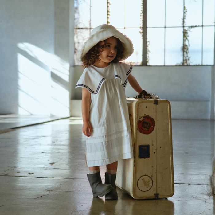 ドレス ワンピース | MARLMARL マールマール paddle dress  パドル ドレス | 水陸両用 ベビー 出産祝い 男の子 女の子 撥水・撥油・防汚加工 お遊び着 | MARLMARL | 05