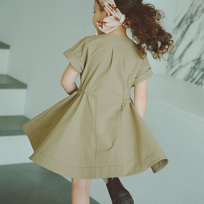 プレイウェア | MARLMARL マールマール safari dress | 遊び着 砂場着 70cm 80cm 90cm 100cm ベビー キッズ 赤ちゃん 夏 マールマール 女の子 ワンピース | MARLMARL | 16