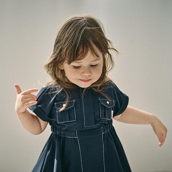 プレイウェア | MARLMARL マールマール safari dress | 遊び着 砂場着 70cm 80cm 90cm 100cm ベビー キッズ 赤ちゃん 夏 マールマール 女の子 ワンピース | MARLMARL | 19