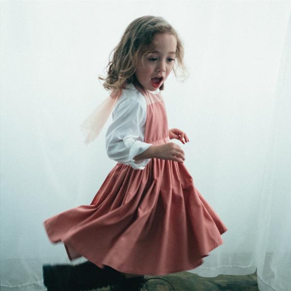 エプロン | MARLMARL マールマール ブーケ Bouquet kids [100 110cm] | 女の子 お食事エプロン ドレスライク 撥水 出産祝い シンプル 無地 | MARLMARL | 08