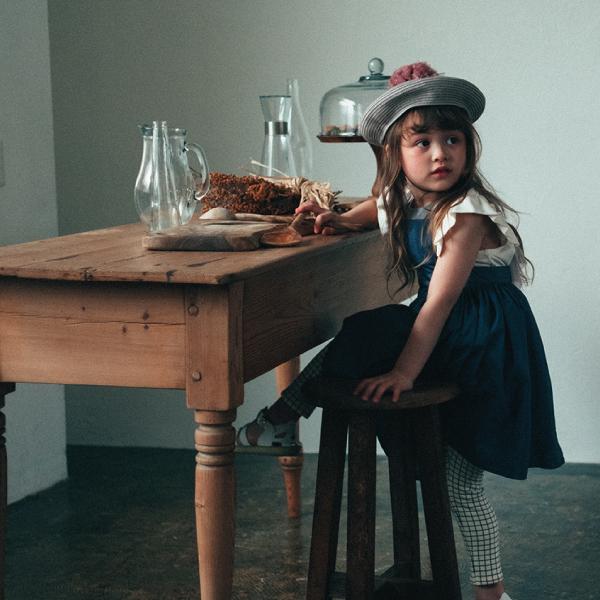 エプロン | MARLMARL マールマール ブーケ Bouquet kids [100 110cm] | 女の子 お食事エプロン ドレスライク 撥水 出産祝い シンプル 無地 | MARLMARL | 10