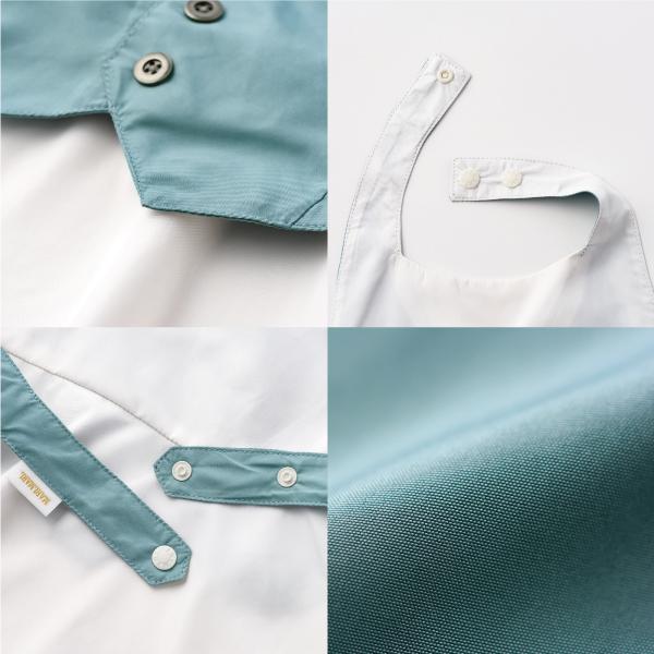 エプロン | MARLMARL マールマール ギャルソン garcon kids [100-110cm]  | 男の子 お食事エプロン 撥水 出産祝い シンプル 無地 ベビー 赤ちゃん | MARLMARL | 10