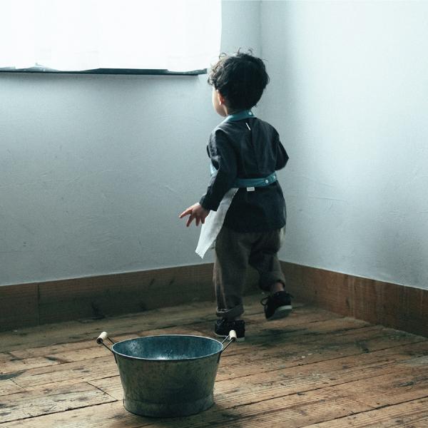 エプロン | MARLMARL マールマール ギャルソン garcon kids [100-110cm]  | 男の子 お食事エプロン 撥水 出産祝い シンプル 無地 ベビー 赤ちゃん | MARLMARL | 13